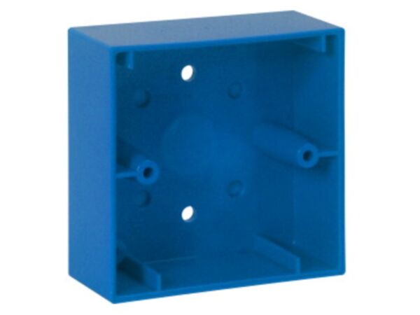 Surface mount housing for small MCP blue, similar to RAL 5015