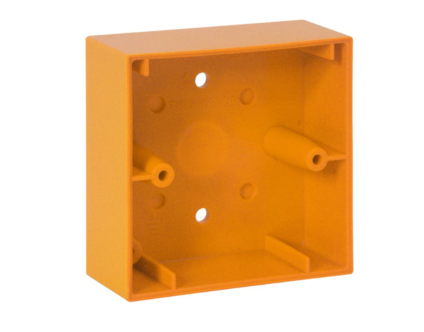 Esser Surface mount housing for small MCP, orange