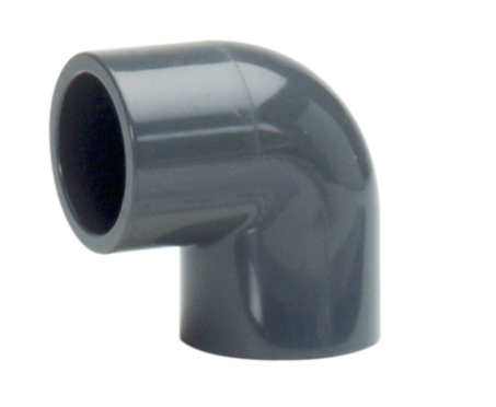 Pipe 25mm 90° angle, ABS (10pcs)
