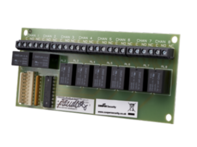 Scantronic 8-channel relay output card