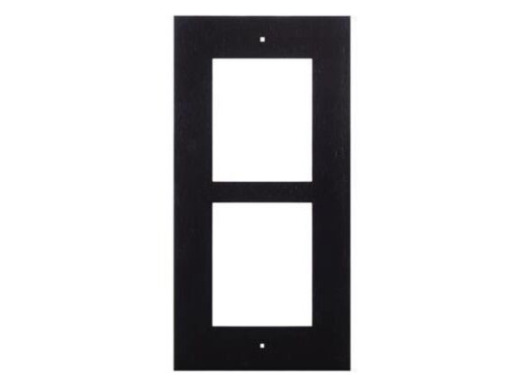 2N IP Verso - flush installation frame for 2 modules (must be together with 9155015) - black