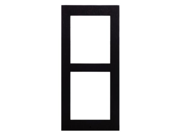 2N IP Verso - Frame for surface installation, 2 modules - black