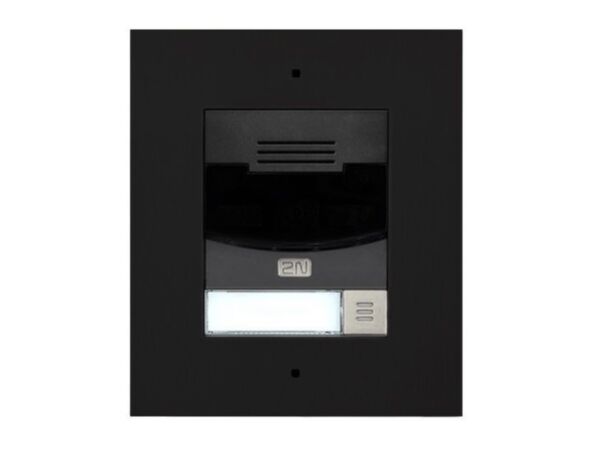 2N IP Solo - with camera, flush mount, black