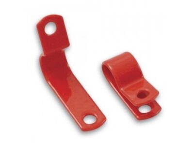 AC7 fire cable clip, red, 100 pcs