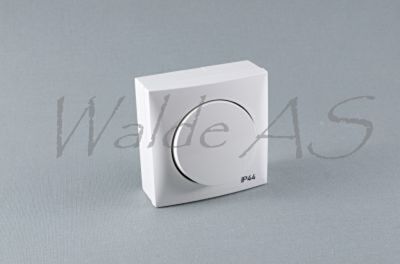 Berker door open button IP44 surface or flush mount white