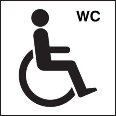 Zeta Disabled Toilet sticker
