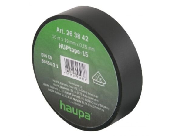 Haupa must isoleerlint 20mx19mmx0,15mm