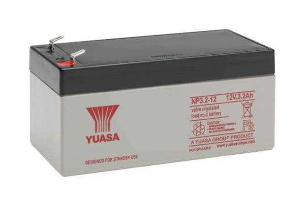Yuasa 12V 3.2Ah VRLA battery