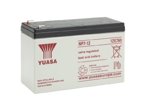 Yuasa 12V 7Ah VRLA battery