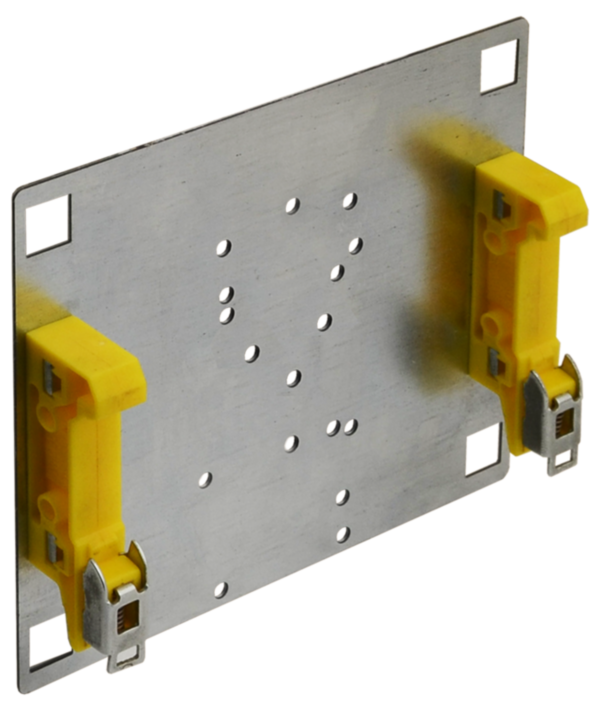 Pulsar power supply bracket for DIN rail mounting