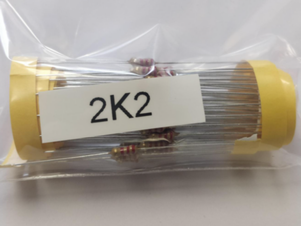 Resistor 2K2 1/4W 100pcs