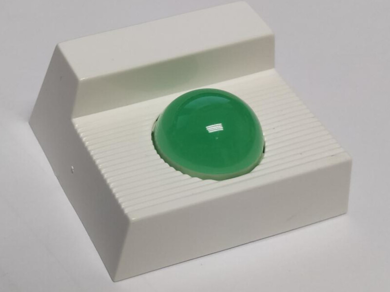 LED indicator without buzzer, green
