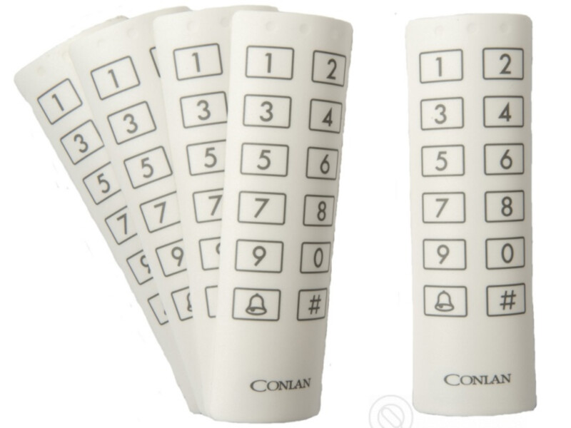 CT Labels white Labels for CT keypads 5 pcs set