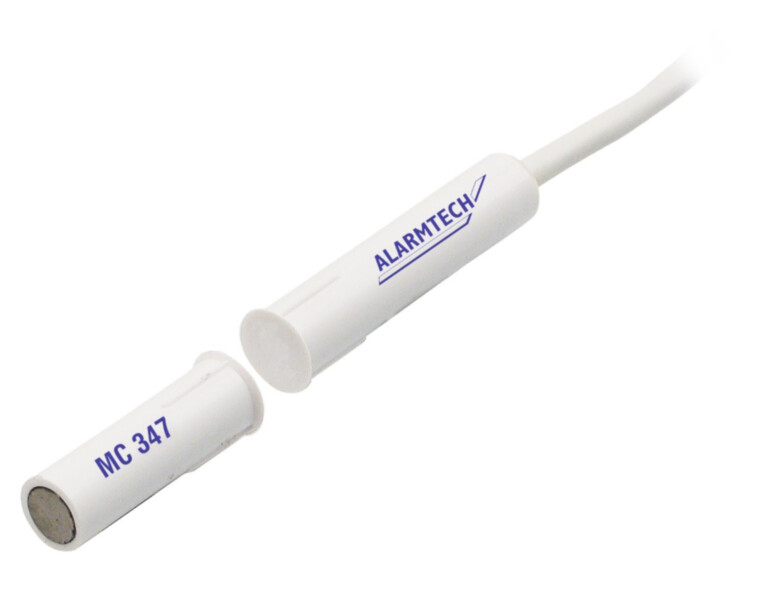 Alarmtech MC 347-5 Magnetic contact, 2xNC, 5m cable