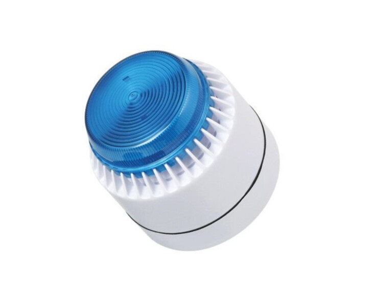 Fulleon Flashni 12V white base, blue lens