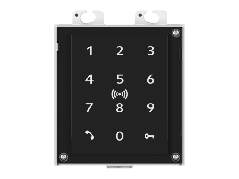 2N IP Verso touch keypad & RFID reader, 125 kHz, 13.56 MHz, NFC
