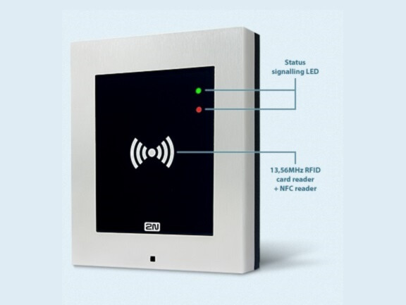 2N Access Unit - card reader 13.56MHz, NFC ready