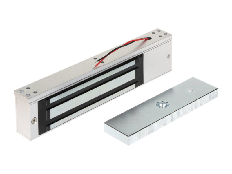 ATLO ML-361 electromagnetic lock | silver | 361 kg, 12 V DC, LED, indoor