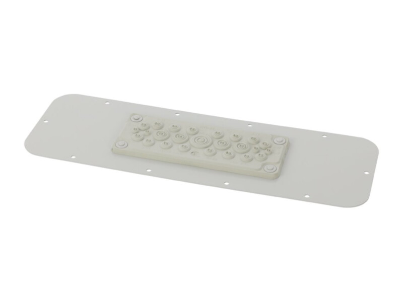 Pulsar AWOH-PM25D cable grommet plate for AWOH enclosures, 25 grommets