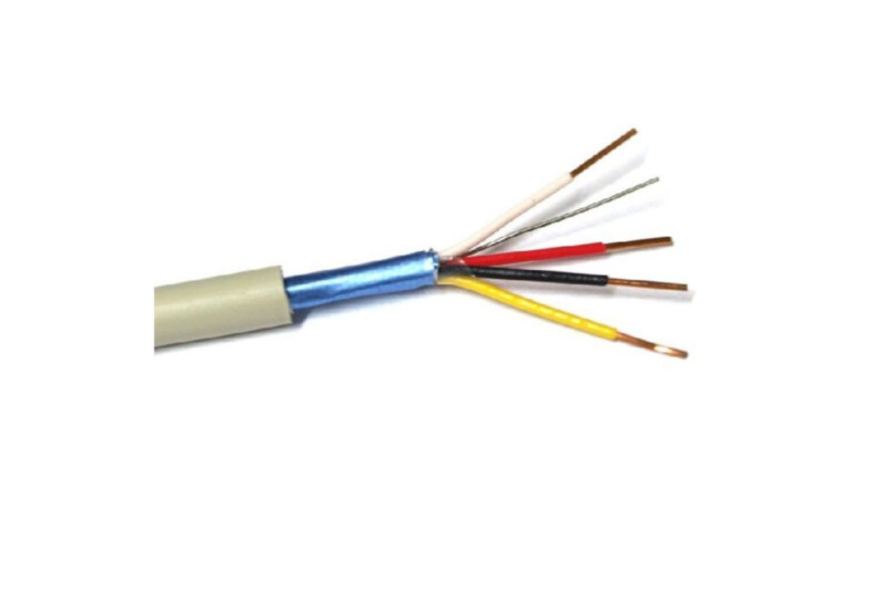 Berica J-H(St)H BMK signal cable | white | 2x2x0.8 mm, screened, halogen-free | B2ca-s1a,d0,a1 | 100 m