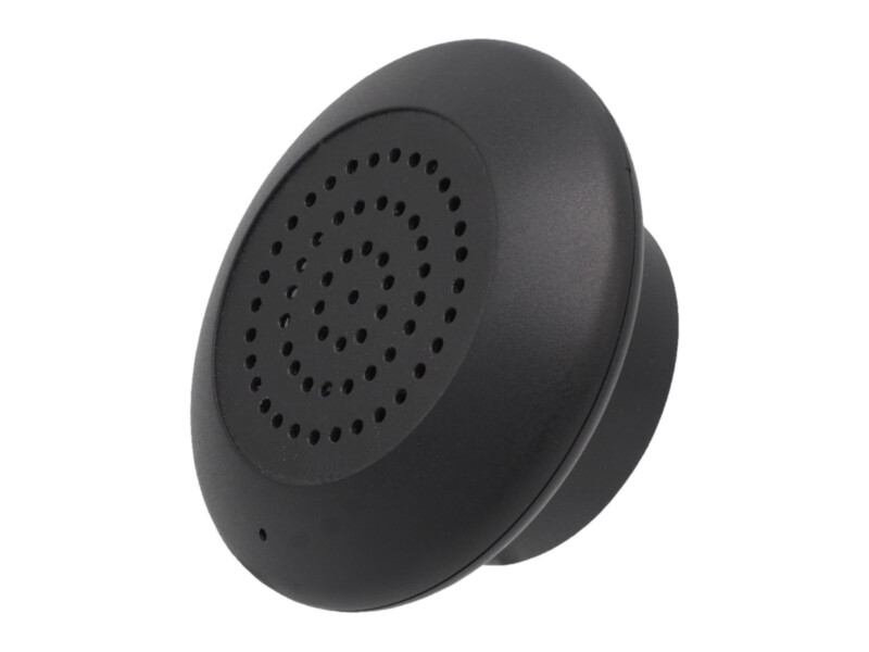 HAGO LM110R speaker/microphone | black | adhesive mounting on glass | Ø 110 mm