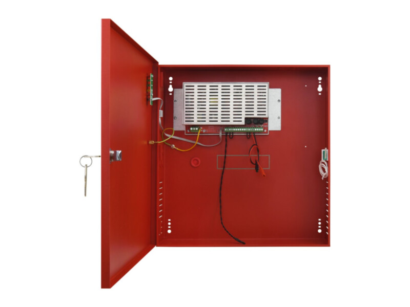 Pulsar EN54C-3A17 power supply for fire alarm systems, 27.6 V, 3 A, battery 2x17 Ah, EN 54-4