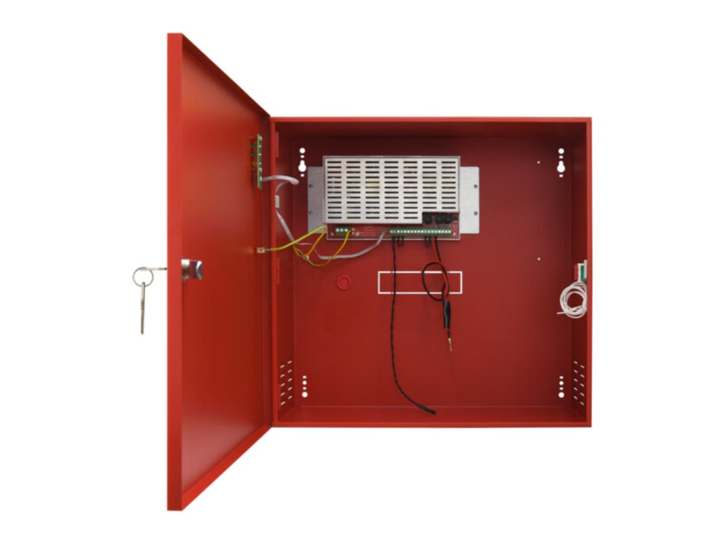 Pulsar EN54C-3A28 power supply for fire alarm systems, 27.6 V, 3 A, battery 2x28 Ah, EN 54-4