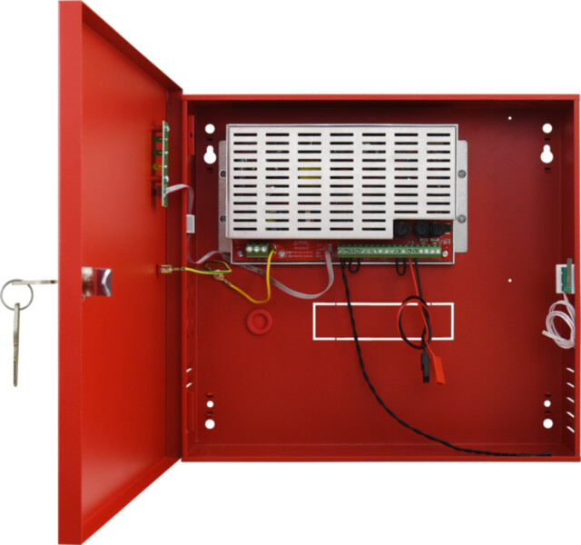 Pulsar power supply 27.6V | 3A | EN54-4 | 2x7Ah | 330 x 305 x 82+8 mm