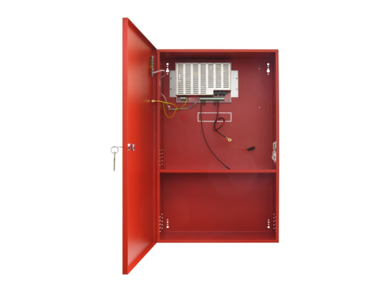 Pulsar EN54C-5A65 power supply for fire alarm systems, 27.6 V, 5 A, battery 2x65 Ah, EN 54-4