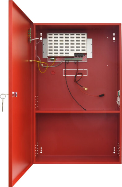 Pulsar power supply 27.6V | 5A | EN54-4 | 2x65Ah | 410 x 648 x 180+8 mm