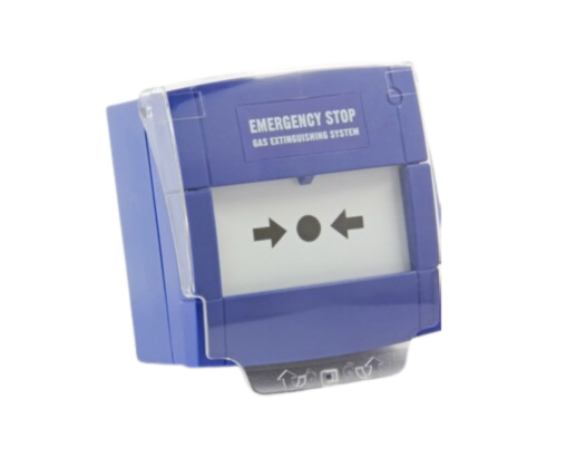 KAC Extinguishing Indoor Call Point Blue Emergency Stop