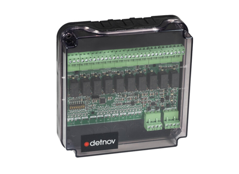 Detnov Analoog adr. kontroll moodul 10 relee väljundit,isolaatoriga