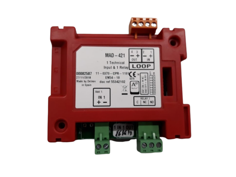 Detnov analoog-adresseeritav 1sisend 1väljund moodul isolaatoriga