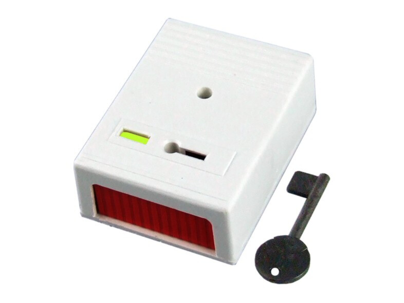 CQR PASP1 panic button | white | single push | key resettable | NO/NC | G1