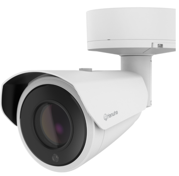 Hanwha 4K bulletcamera AI IR 6.91~214.7mm