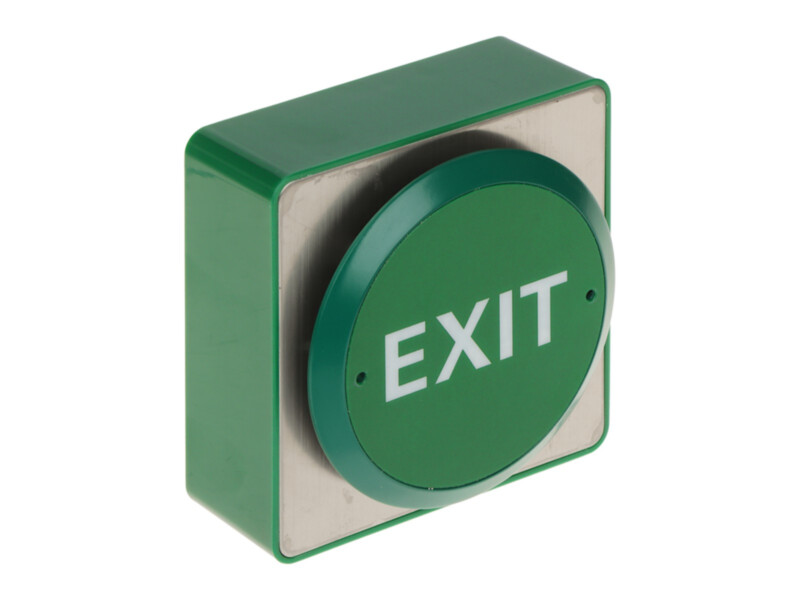 EXIT door release button | green | NO/NC, IP65