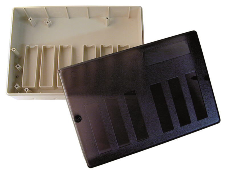 Morley surface mount box for six modules