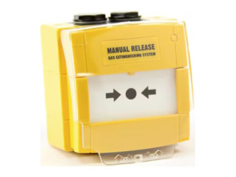 KAC WCP3A manual call point | yellow | NO/NC | surface | glass element | IP67 | EN 12094-3