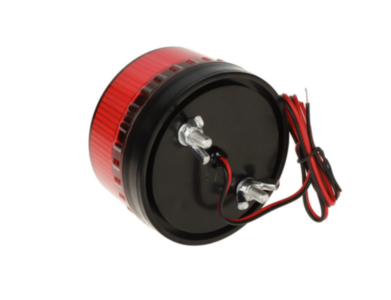 ELMDENE - Low Profile LED Beacon 12V DC Single Mount Red