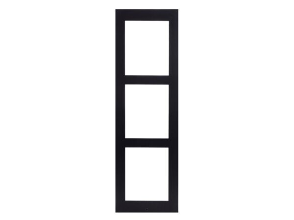 2N Verso Frame for surface installation 3 modules Black