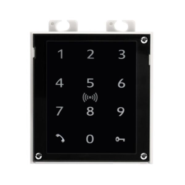 2N IP Verso – Touch keypad & RFID reader 125kHz, secured 13.56MHz, NFC, PICard compatible
