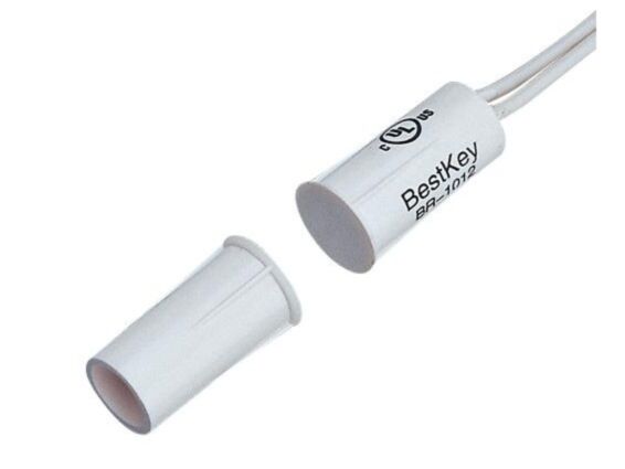 Sentek recessed contact Ø9mm, white