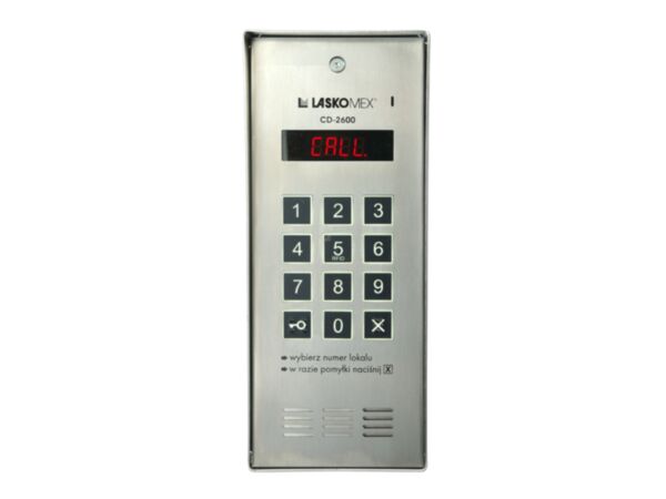 Laskomex CD2600 fonosüsteemi kutsepaneel