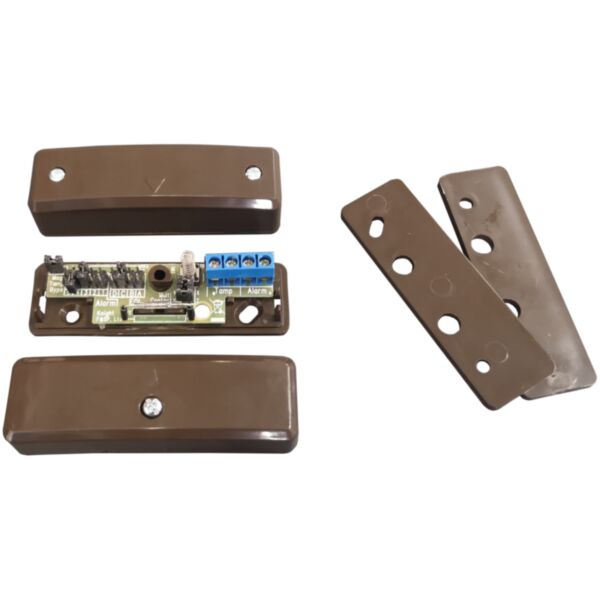 Knight 4 Terminal Single Reed Surface Contact +Tamper +Resistors, G2 brown