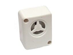 Indoor siren, white 12V 110mA 108dB