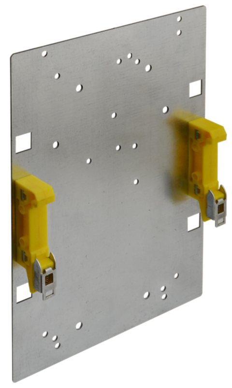 Pulsar power supply bracket for DIN rail mounting