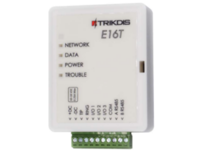 Trikdis E16T alarmseadme kommunikaator RJ45 pesaga