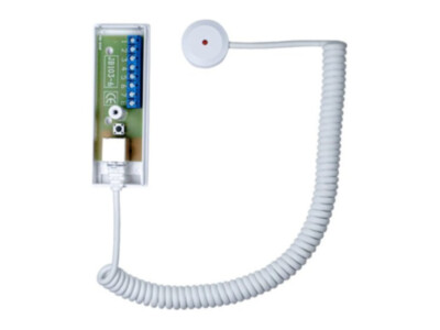 Alarmtech GD 470-SJ glued glass break detector with spiral cable and junction box