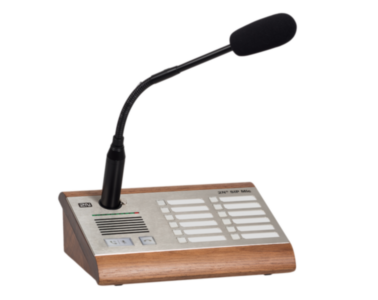 2N SIP Mic paging microphone console, 12 zones, PoE