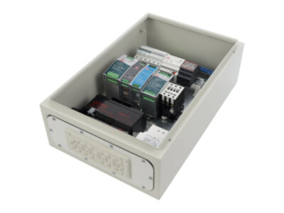 Pulsar AWOH406020 metal enclosure with mounting plate, IP66, 400 x 600 x 200 mm